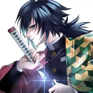 水柱冨冈义勇|あー的鬼灭之刃插画图片