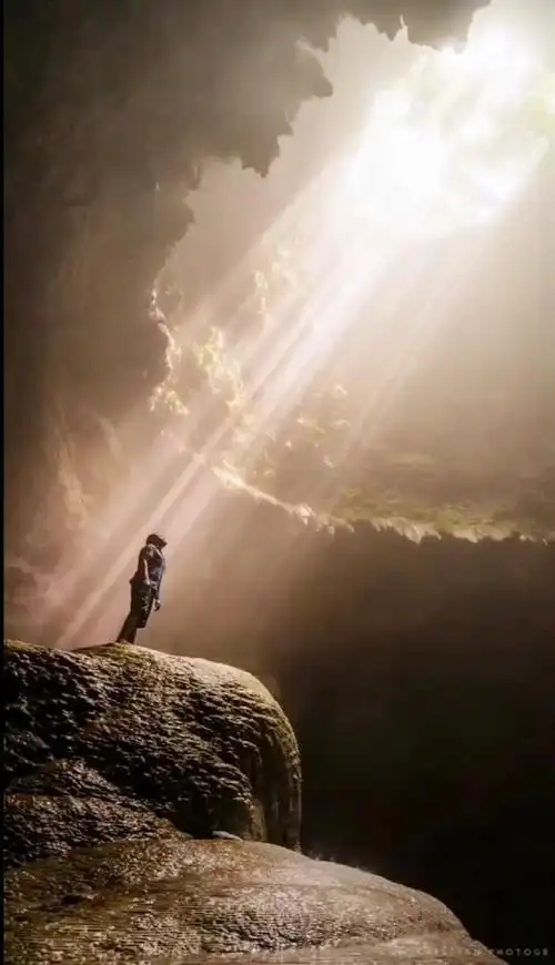 一个向往阳光的人!