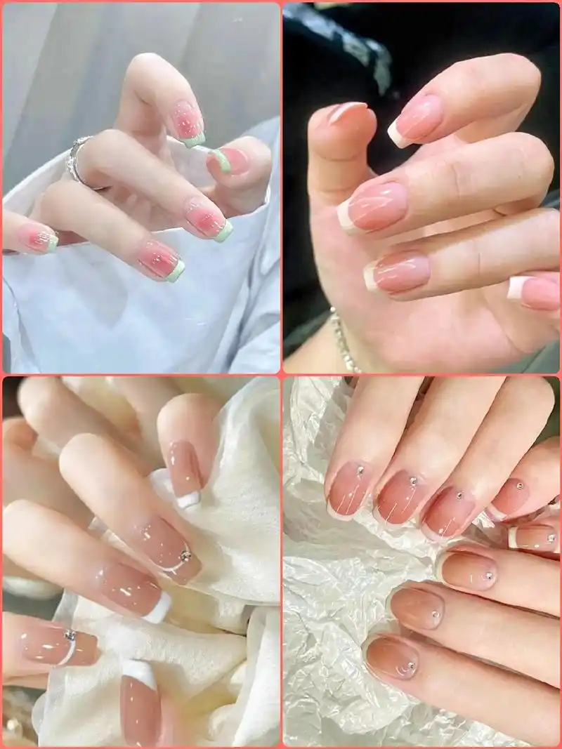 气质经典的法式美甲分享.姐妹们,还有几天就过年了.你们的美甲 - 抖音