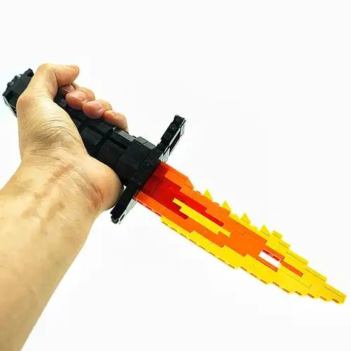 旗舰好物csgo积木刀科教csgo布伊蝴蝶爪子m9暗影刀积木拼装模型小颗粒