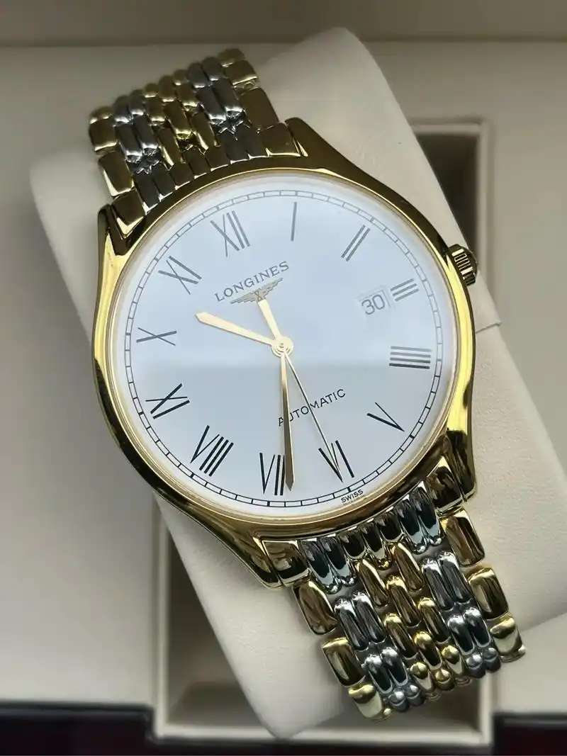 浪琴律雅系列l4.960.2.11.7男士机械腕表,表径:3 - 抖音