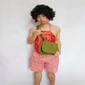 万圣节搞笑服装酒吧夜店派对服装公司年会表演小品傻子上学服装