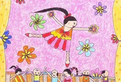 幼儿舞台表演简笔画