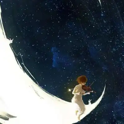 高清唯美有意境的星河漫画头像图片,男生头像图片