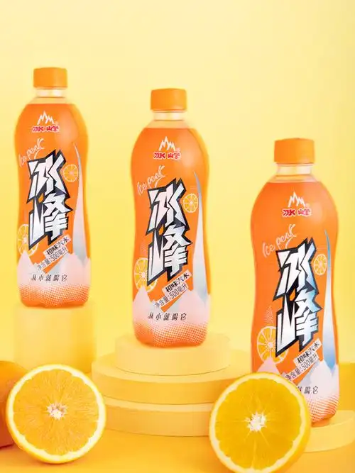 饮料冰峰汽水橙汁陕西特产碳酸500ml5瓶装碳酸饮料