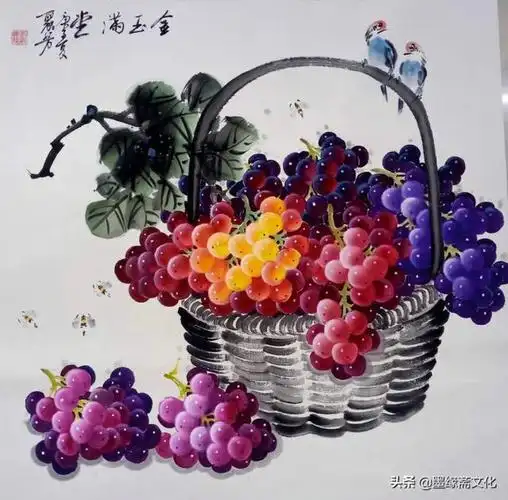 刘丽芳国画硕果累累