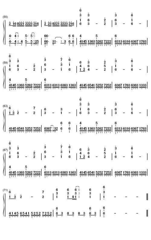 《囍》的钢琴曲谱来了!你觉得和唢呐的比,哪版更好听?