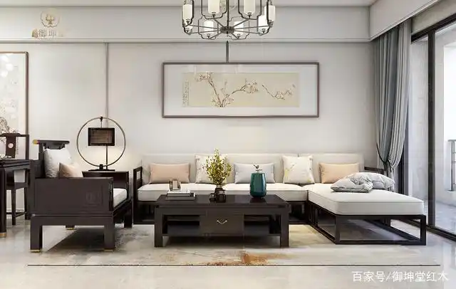 98㎡轻奢新中式装修风格,全屋黑胡桃木色效果怎样?请您品鉴