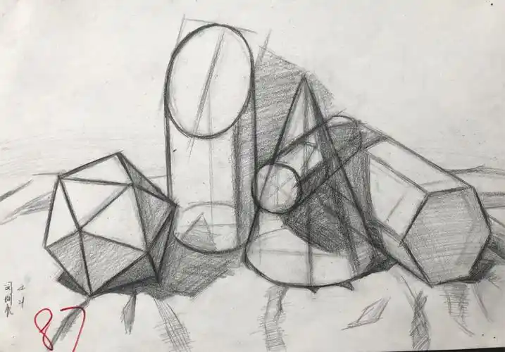 21)素描四五年级作品欣赏,请您关注!