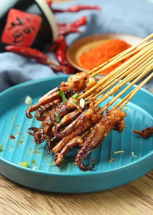 炸炸炸串串拍摄