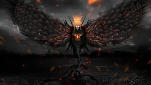 恐怖的魔鬼炫酷创意高清桌面壁纸