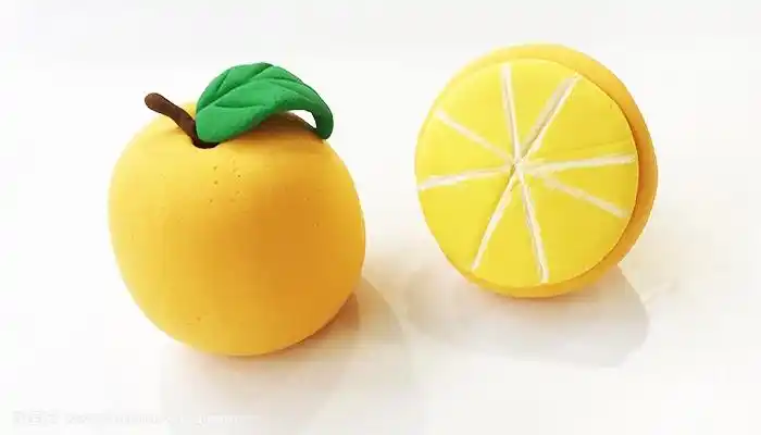 超轻粘土橙子制作教程