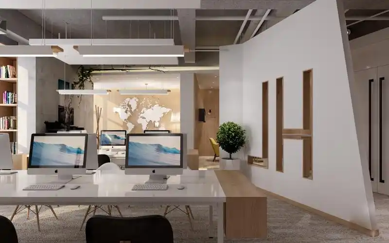 广东50平办公室装修 50平方办公室装修布局