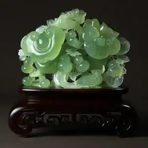 摆件天然岫玉图片