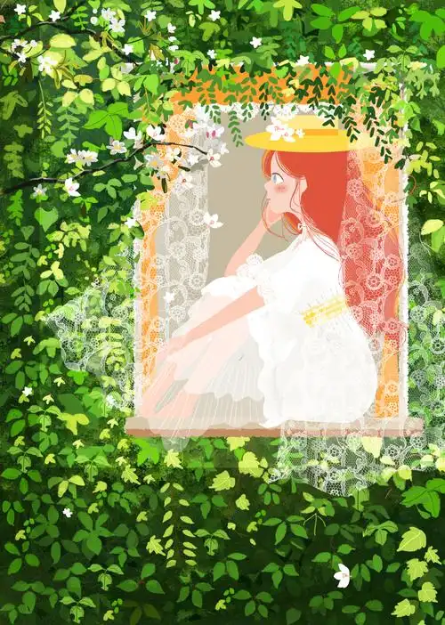 给凯叔家画的《绿山墙的安妮》插图