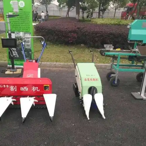 手推式电动韭菜收割机单行电动割韭菜机器韭菜割倒机价格