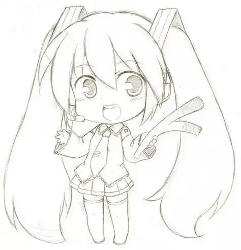 简笔动漫人物可爱 可爱卡通人物 -育儿知识