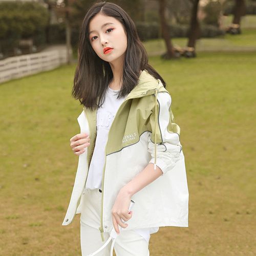 外套女童春装2022新款韩版休闲女孩衣服中大普通外套