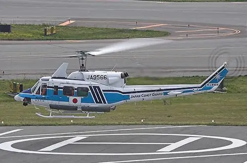 日本海岸警卫队现役的贝尔212直升机