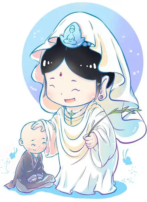 观音菩萨原创竖图