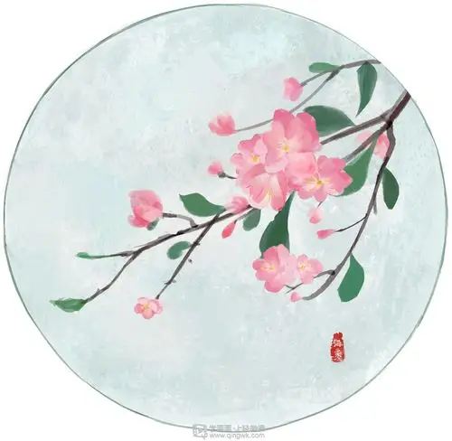 《古风场景之简单的花叶画法(上)》by 青衫