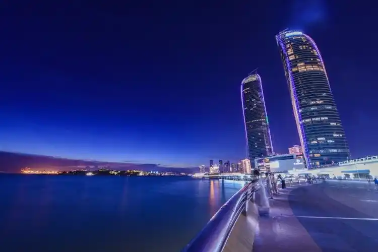 福建厦门双子塔建筑风景图片 - 第6张