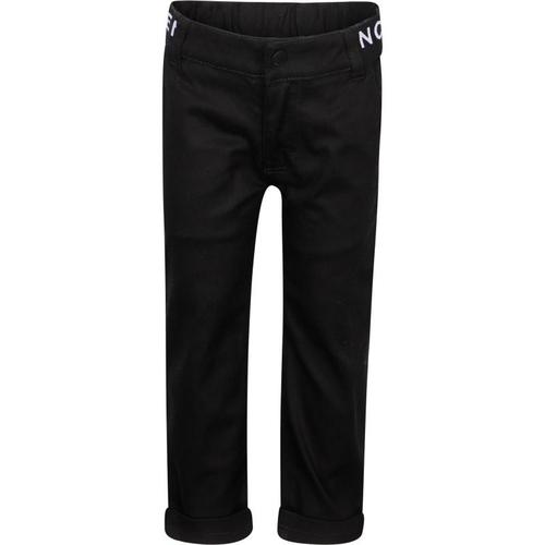 纪梵希givenchy女款黑色裤子|logo straight cut jeans in black