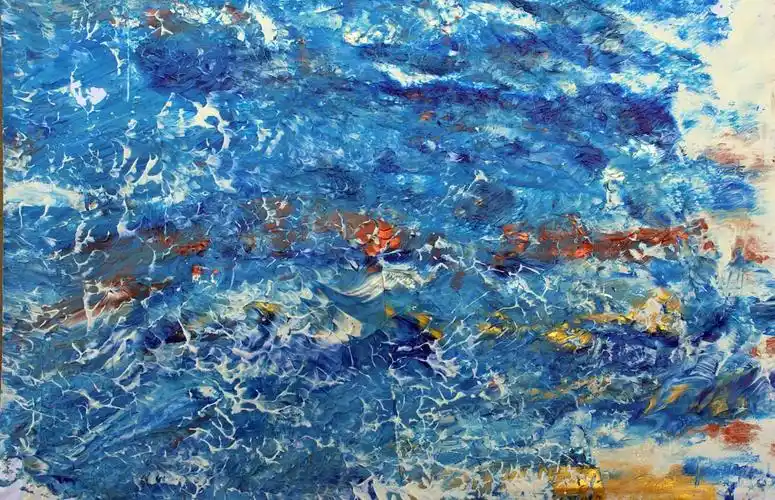 精美油画质感背景高清图片