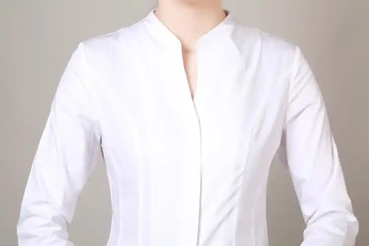 新款奔驰女衬衫汽车4s工作服女士销售衬衫