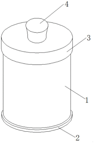 一种自带干燥功能的奶粉罐