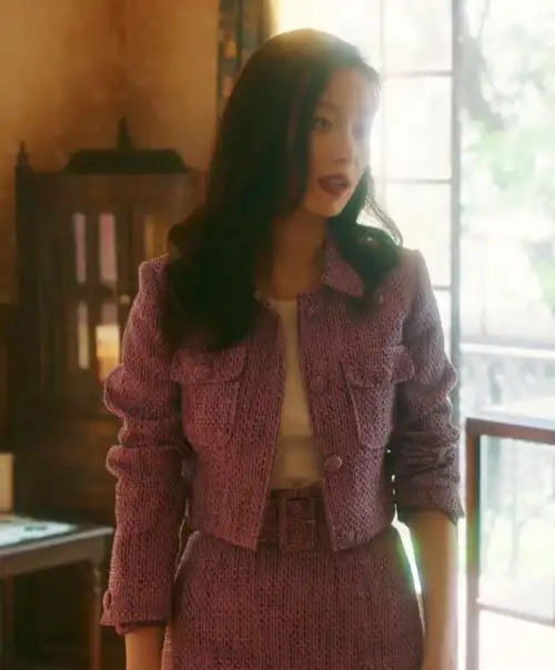 套装流金岁月倪妮朱锁锁同款小香风秋冬名媛花呢两件时尚套装