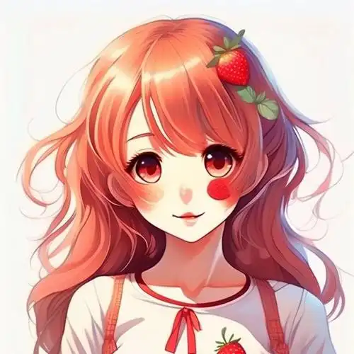 可爱头像‖草莓系少女