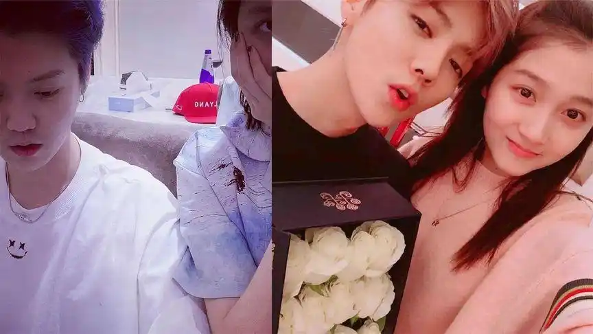 关晓彤卡点送鹿晗生日祝福亲密合影太撩人鹿晗回应暗藏深意