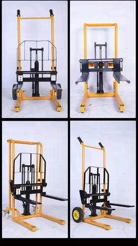 小型叉车手动堆高车微型液压升高车搬运车轻便家用升降车装卸铲车