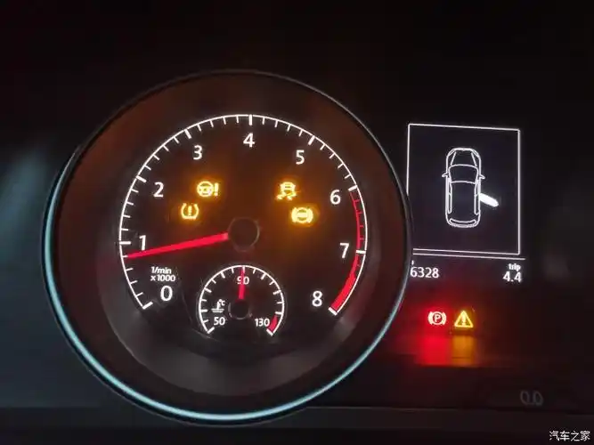 【图】今天故障灯亮几个啥原因呀_高尔夫论坛_汽车之家论坛