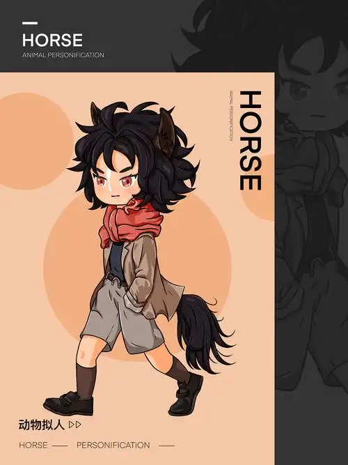 十二生肖动物拟人q版系列_画画的喵小黑-站酷zcool