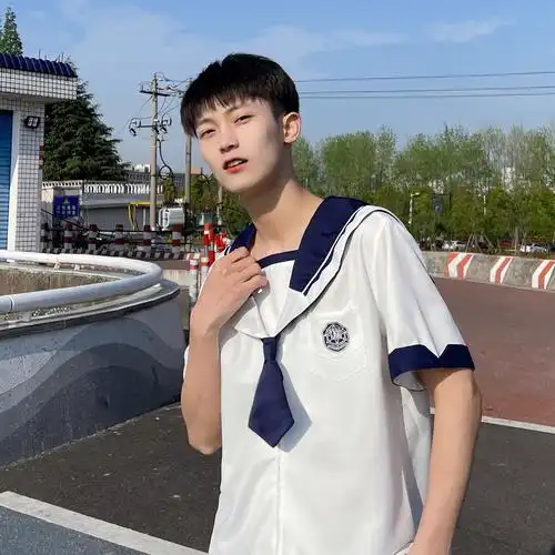校服女类送领带男生水手服制服班服jkdk刺绣