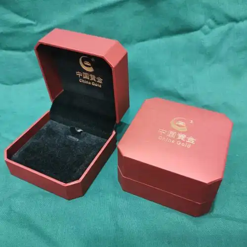 黄金首饰盒戒指盒吊坠盒手镯盒手链盒项链盒吊坠盒 中国黄金戒指盒 6*