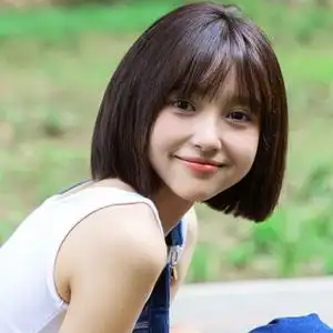 美宿假发女短发全套夏季酷自然仿真圆脸波波头减龄学生齐耳短发套