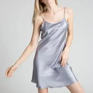 瑞帛汇 100姆米真丝吊带睡衣 睡裙 家居服