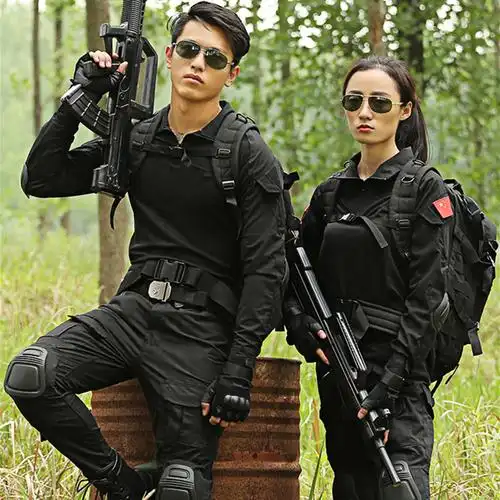 春秋户外战术蛙服迷彩服套装男特种兵军装正品作训作战野战军训服