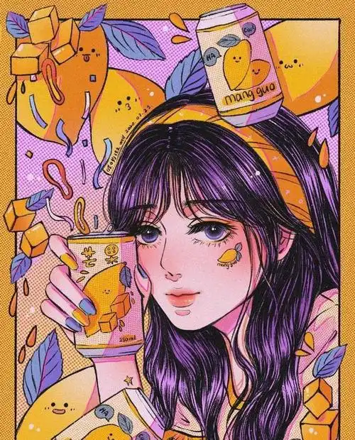 将水果拟人化成美少女,苹果酷似白雪公主,柠檬的雀斑太过美丽|草莓