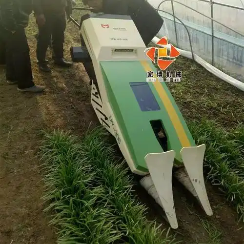 5.韭菜存放装置可将割下的韭菜整齐放入框中成行便于打捆和包装