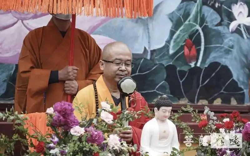 临济祖庭法筵重开慧憨法师荣膺临济寺方丈