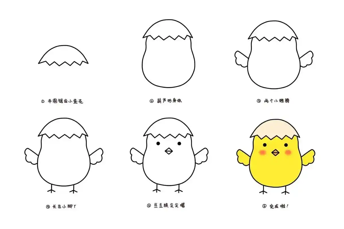 幼儿园的孩子们的动物简笔画,孩子们超级喜欢!#幼儿园园长 # - 抖音