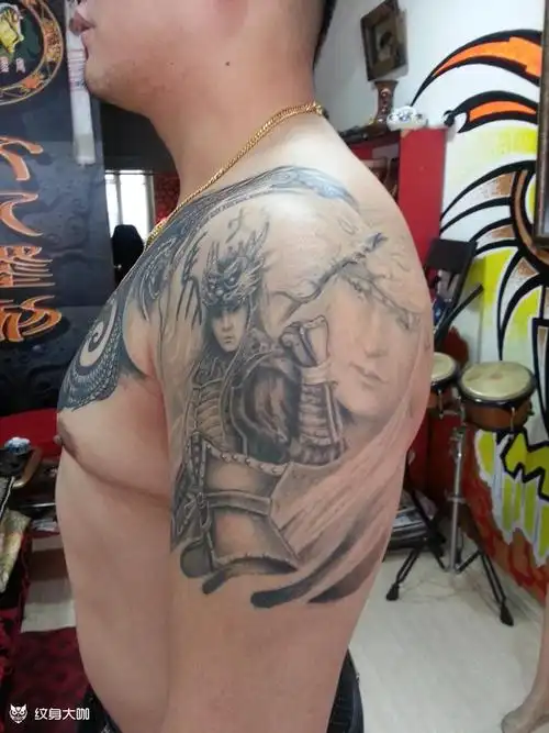 马超_纹身图案手稿图片_九日的纹身作品集