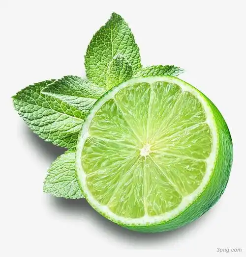 绿色柠檬png素材透明免抠图片-其他元素