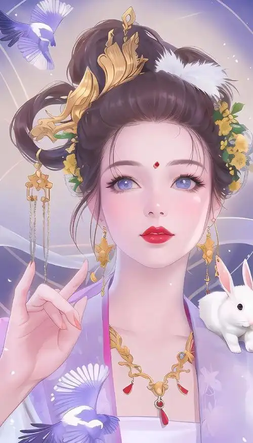 二次元里的古风少女壁纸分享