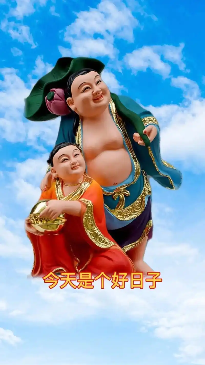 今天是个好日子滚来感恩今天疯出门遇贵人处狂进账财运亨通滚处有惊喜