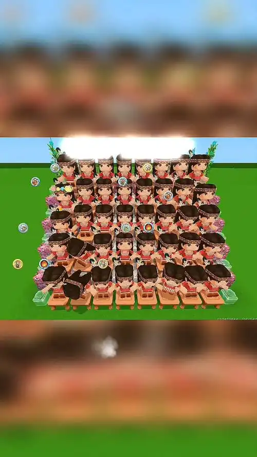 迷你世界:猫儿家族大合照